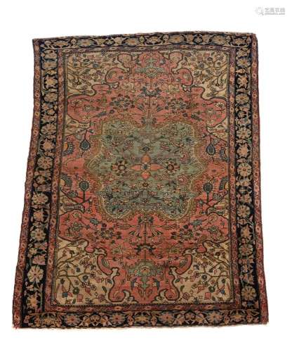 A Persian wool rug