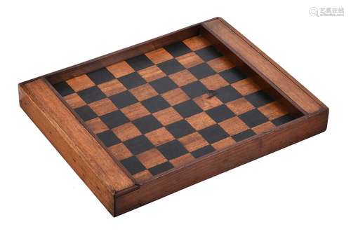 A mixed wood gaming board