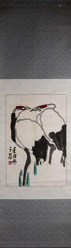 A Chinese painting, Cui Zifan mark