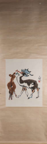 A Chinese painting, Cheng Shifa mark