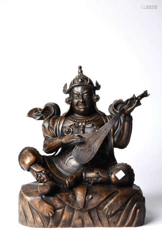 A Copper Alloy Buddha Statue