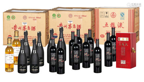 2011年贵州茅台酒（原箱）与组合