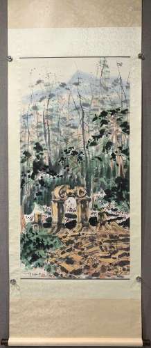 Chinese painting of Landscape -wu guanzhong