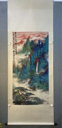 Chinese painting of Landscape -liu haisu