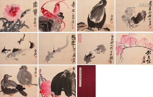 Albums of Paintings by Qi Baishi