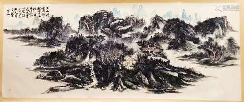 Chinese painting of Landscape -huang binhong