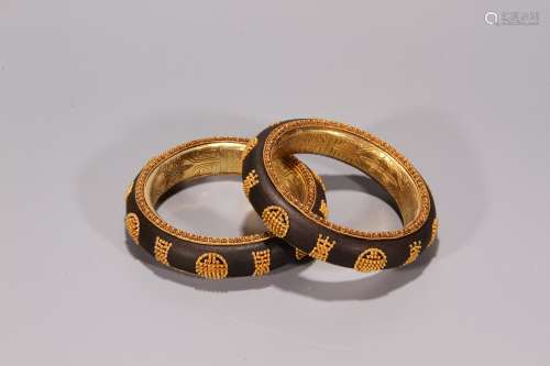 A Pair of Eaglewood Bracelets