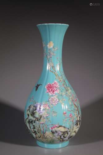 Turquoise Green Pear-shaped Vase