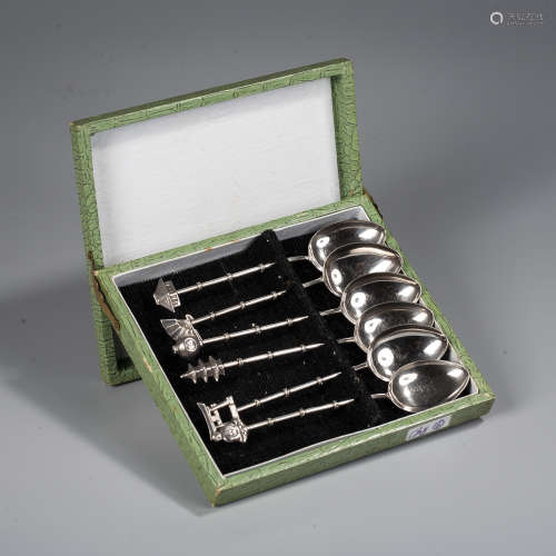 Japanese Pure Silver Coffee Spoons