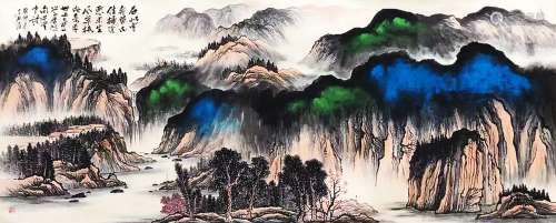 Chinese painting of Landscape -zhang daqian