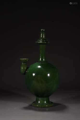 Tang tri-color Green-glazed Vase