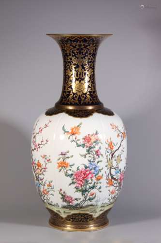 Ji-blue Glazed Vase