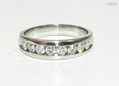 Platinum & 1.25 CT Diamond Wedding/Engagement Band