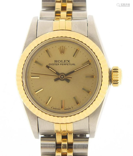 Rolex, ladies Oyster Perpetual wristwatc...