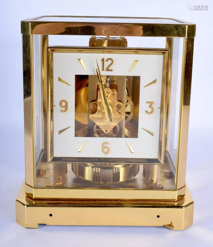 A JAEGER LE COULTRE ATMOS CLOCK No 141699. 24 cm x 18