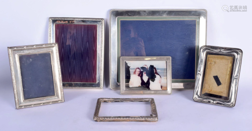 SIX SILVER PHOTOGRAPH FRAMES. London 1985 to 1993. 1962