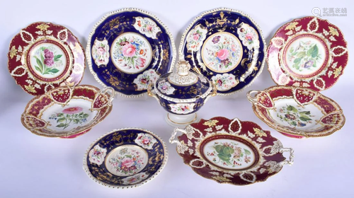 A COLLECTION OF EARLY 19TH CENTURY ENGLISH PORCELAIN