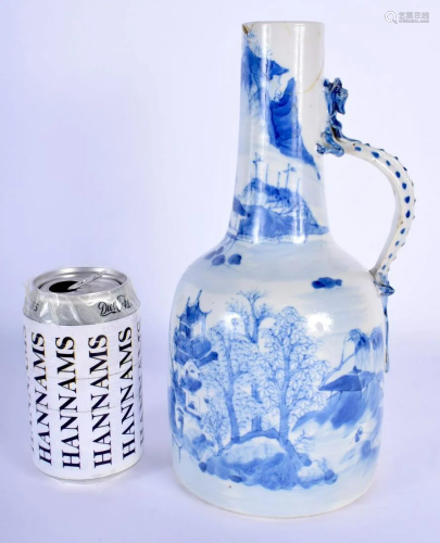 A RARE 18TH CENTURY CHINESE BLUE AND WHITE PORCEL…