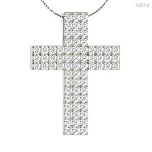 1.12 ctw Diamond Necklace 14K White Gold