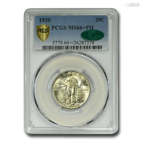 1930 Standing Liberty Quarter MS-66+ PCGS CAC (FH)