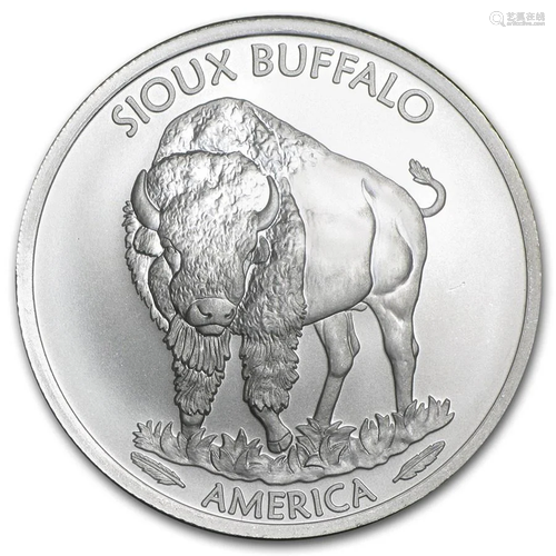 2015 1 oz Silver Native American Mint $1 Sioux Indian