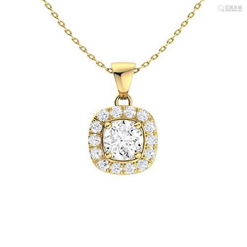 0.35 ctw Diamond Necklace 14K Yellow Gold