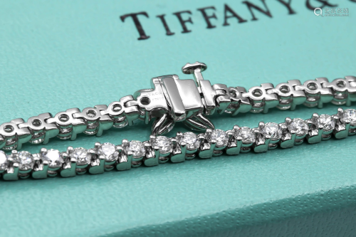 Tiffany & Co Tiffany 3.08TCW Victoria Line Diamond
