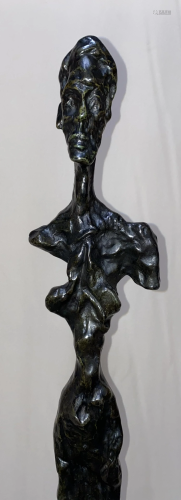 SWISS BRONZE SCULPTURE Alberto Giacometti “Femme debut