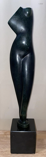 AMERICAN UKRAINIAN BRONZE SCULPTURE A.ARCHIPENKO…