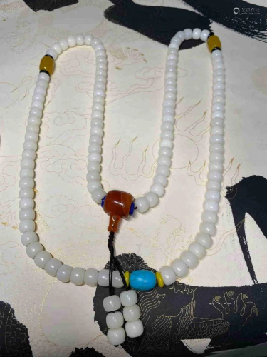 Chinese 108 beads Buddhist necklace multi-layer
