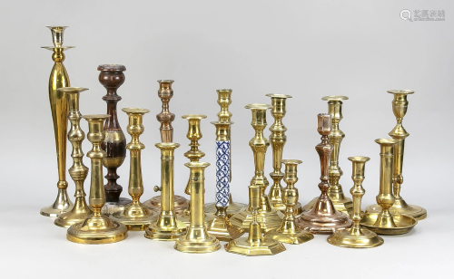 Large set of candlesticks (20