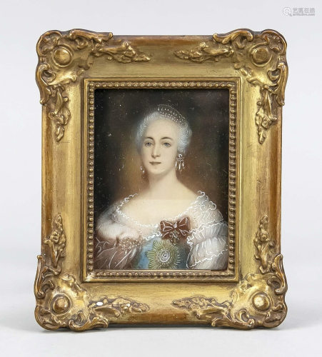 Miniature, 19th century, portr