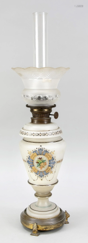 Petroleum lamp, late 19th cent