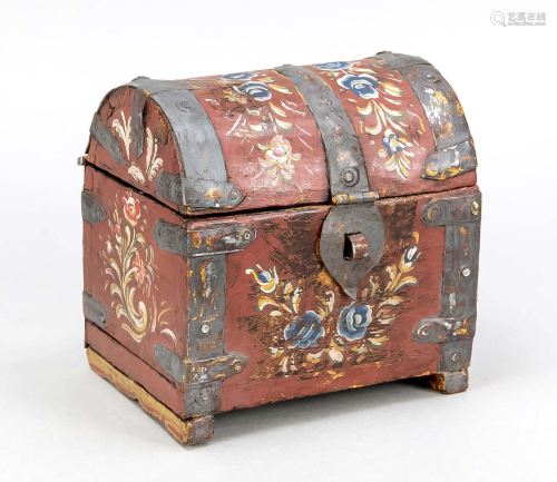 Miniature chest, 19th c.?, woo