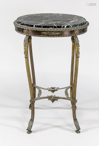 Oval side table, late 19th cen