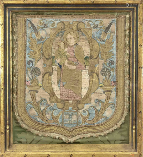 Shield of a choir coat. Italy