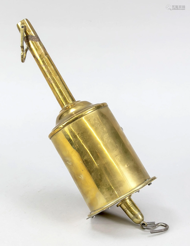 Balance, 19th c., brass, h. 33