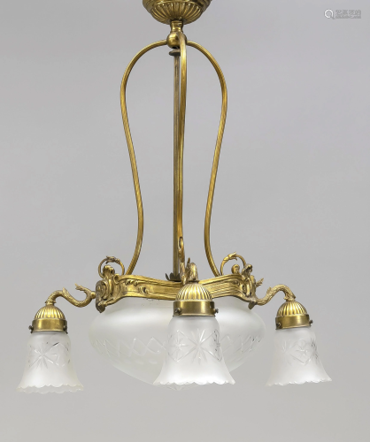 Ceiling lamp, 19th/20th c., br
