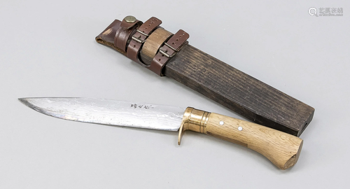 Knife, Japan, 20th c. Single-e