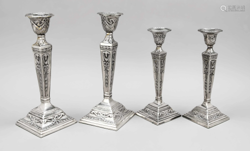 2 pairs of candlesticks, 20th