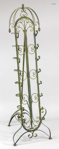 Wine rack with stand, 20th c.,