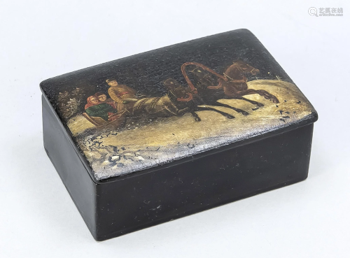 Lacquer box, Russia, 19th c. W
