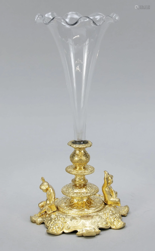 Flute vase, 19th/20th c., Rena
