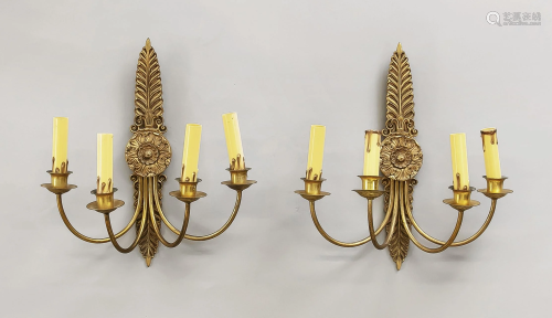 Pair of wall appliques, late 1