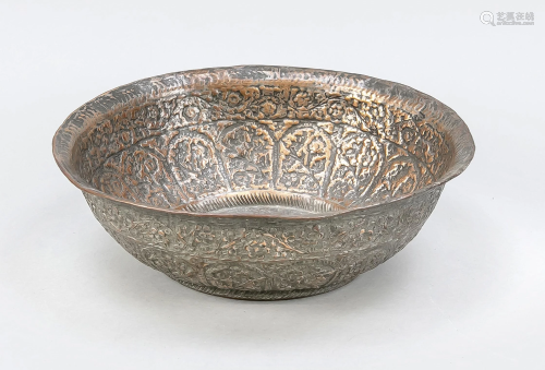 Copper bowl, age and origin un