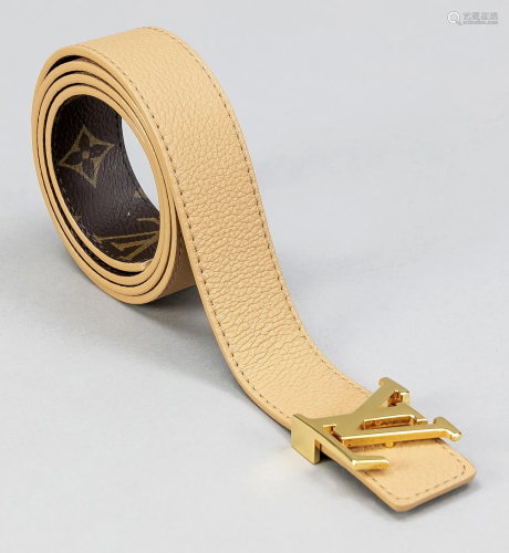 Louis Vuitton, reversible belt