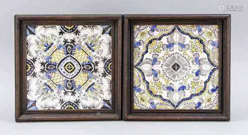 Pair of tile pictures, Netherl