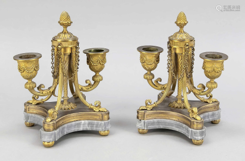 Pair of Louis XVI style table