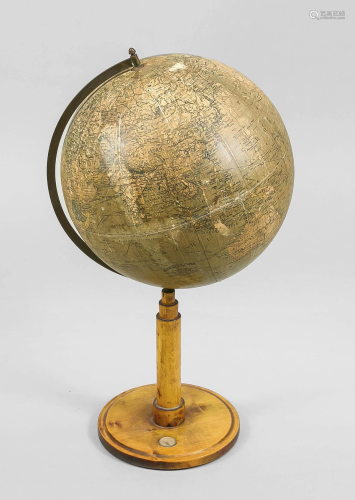 Earth globe, Germany, early 20