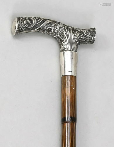 Art Nouveau walking stick with